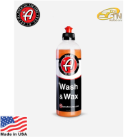 Adams Wash &amp; Wax (16 oz/473 ml) แชมพูสำหรับล้างและเคลือบแว๊กซ์ ในขวดเดียวกัน