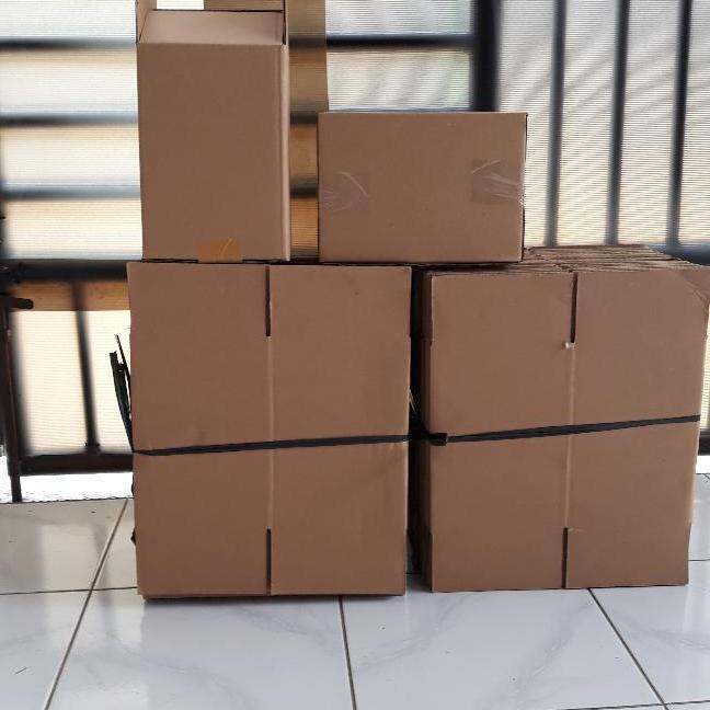 CARTON BOX UK.15,5X16X22,5CM-ISI 20 LEMBAR | Lazada Indonesia