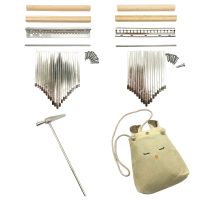 【YF】 8/17/21Keys Kalimba Shrapnel Wood Lettering Thumb Storage Musical Instrument Accessories