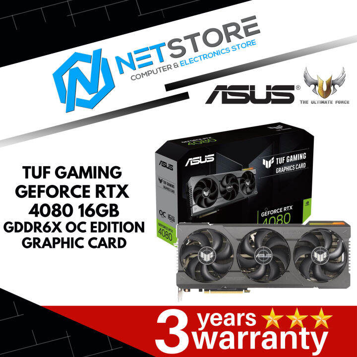 ASUS TUF GAMING GEFORCE RTX 4080 16GB GDDR6X OC EDITION GRAPHIC CARD ...