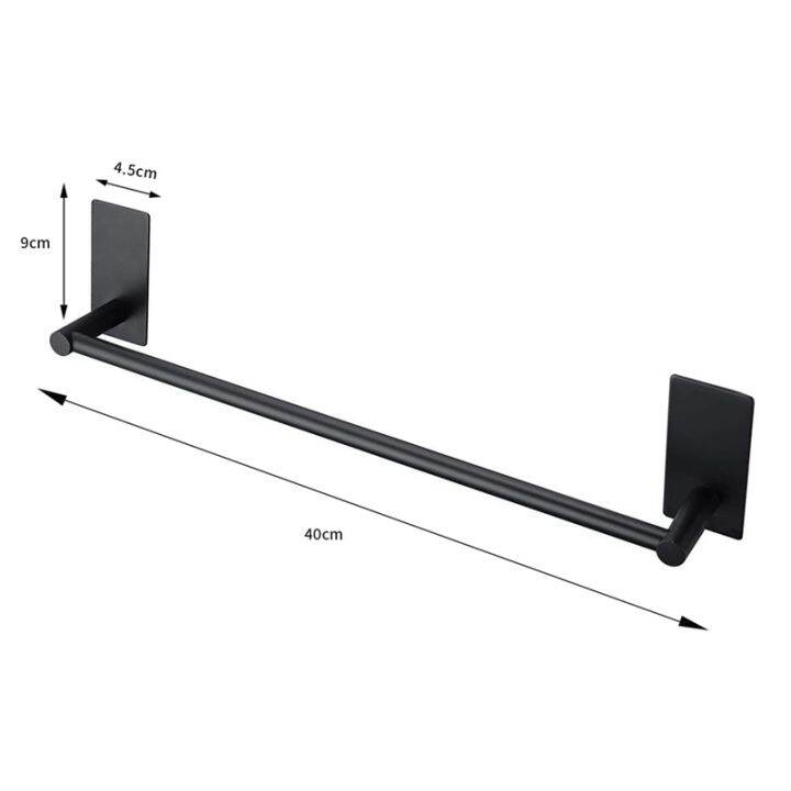 2pcs-bathroom-towel-bar-15-7-inch-towel-racks-for-bathroom-wall-mounted-heavy-duty-bath-hand-towel-holder-organizer-matte-black-single-bar-towel-racks