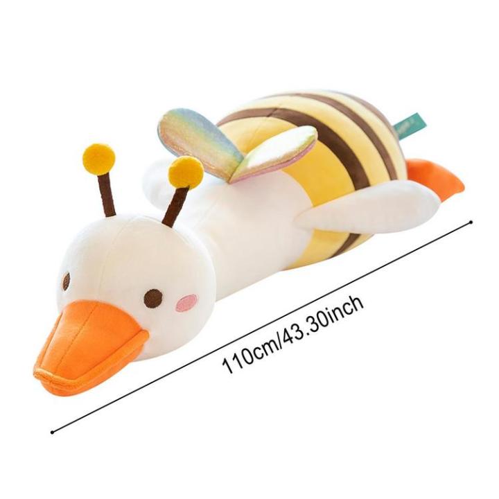 stuffed-duck-white-duck-cushion-soft-bee-doll-household-ornamental-cushion-duck-pillow-for-living-room-bedroom-childrens-room-dormitory-offices-classroom-remarkable