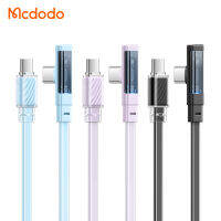 Mcdodo 65W USB C เป็น Type-C สายเคเบิลสำหรับ Macbook แล็ปท็อป iPad Pro QC3.0 4.0 SCP AFC ชาร์จเร็วสายข้อมูลข้อศอก90องศาพร้อมไฟ LED