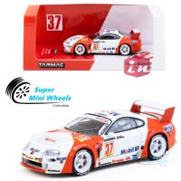 Tarmac ทำงาน1:64 Supra GT BP DESERT RACE 2019 Lihery TRD รถโมเดล Diecast คอลเลกชันลิมิเต็ดอิดิชั่น Hoy รถของเล่น