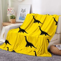 New Style Cartoon Dinosaur Throw Blanket Soft Flannel Blanket for Chair Travelling Camping Kids Adults Bed Couch Cover Winter Nap Blanket