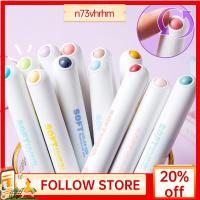 N73VHRHM กับปลายสิ่ว ปากกาเน้นข้อความสีพาสเทล สีสันสดใส อุปกรณ์ป้องกันดวงตา ปากกาทำเครื่องหมายสี มืออาชีพอย่างมืออาชีพ ปากกาคลายการบีบอัด ของขวัญสำหรับนักเรียน