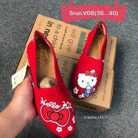 รองเท้าTOMS(3สี) รองเท้าลำลองผู้หญิง แบบสลิปออน (Slip on) รุ่น Mickey Mouse รองเท้าลิขสิทธิ์แท้ (36-40EU) รองเท้าใส่ทำงาน รองเท้าผู้หญิง