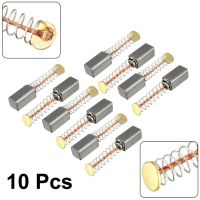 10ชิ้นชุดแปรงคาร์บอนสำหรับ Motor Listrik อุปกรณ์ทดแทน10X5X5มม.