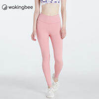 Wakingbee WB Leggings (Rose) เลกกิ้งออกกำลังกาย รุ่นขายดีที่สุด ผ้านุ่มพิเศษ ใส่สบาย ยืดหยุ่น กระชับ แห้งเร็ว กันยูวี