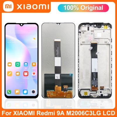 100% ต้นฉบับเหมาะสำหรับ9A Xiaomi Redmi/9C แอลซีดีที่มี10จุดสัมผัสสำหรับรุ่น M2006C3LG M2006C3MG สำหรับ Redmi 9A 9C การซ่อมหน้าจอ LCD