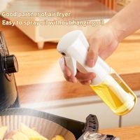 ✕☌卍 Oil Sprayer for Cooking Olive Oil Sprayer Mister 200ml Glass Olive Oil Spray Bottle Kitchen Gadgets Accessories for Air Fryer