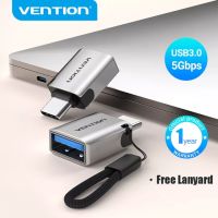 Vention Type C เป็นขั้วต่อ USB Type C USB ตัวผู้ตัวแปลง USB ผู้หญิง3.0อะแด็ปเตอร์สำหรับแอนดรอยด์ Macbook Pro Samsung S10 HuaWei Mate 30 Honor XiaoMi iPad Pro OTG USB สำหรับ Android Type C