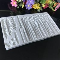 【YF】 plants wheat grass Wild Meadow Silicone Mould Lavender Cake Border Fondant Baby Birthday Decorating Tools Candy Molds