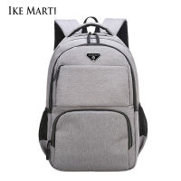 Big Capacity Student Backpack Laptop 15.6 Gray Solid High School Bags Teen College Student Back Pack Multifunctional Backpack