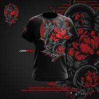 เสื้อยืดแฟชั่นยอดนิยม snakeprint sublimation Lubok Merah (LM12)