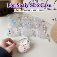 READY STOCK!  For Soaiy SL6 Case Cutes freshen cartoonish for Soaiy SL6 Casing Soft Earphone Case Cover