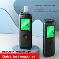 VOVA Breathalyzer เครื่องทดสอบแอลกอฮอล์แบบมืออาชีพจอแสดงผลดิจิตอลความแม่นยำสูงแบบชาร์จไฟได้เครื่องมือทดสอบลมหายใจพร้อมปาก