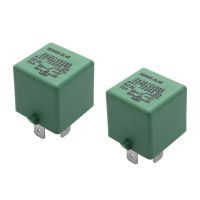 2 Pcs 12V 35A 5 Pins Cooling Radiator Fan Relay Parts Green 6547TX for 206 207 306 307 406 407 807