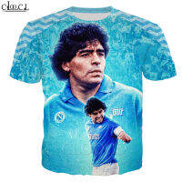 2023 Football Ball New King Diego Armando Maradona 3d Print Fashion Men Women Street Style T-shirts fashion T-shirt