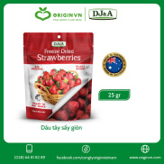 Dâu tây sấy giòn DJ&A Úc - 25g