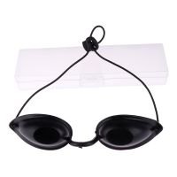 【cw】 1pc Soft Sunbathing Eyewear Tanning Goggles Beach Adjustable UV Skin Tanning Eye Protection UV Shield Glasses Black ！