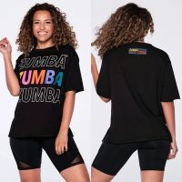 ผู้หญิงเสื้อผ้าเสื้อยืด Zumba Tee Z3T00172