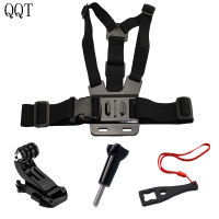 、][]QQT สำหรับ Go Pro Hero 9 SJCAM SJ4000อุปกรณ์เสริม Chest Mount Harness สำหรับ Gopro Hero11 10 9 8 7 6 5 4SJ5000 Sport Action Camera