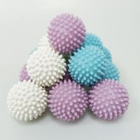 Household Cleaning Washing Ball 6.7cm Reusable Laundry Ball PVC Starfish Solid Cleaning Ball For Washing Drying Softener Tools