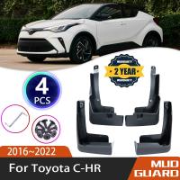 บังโคลนรถสำหรับ Toyota C HR อุปกรณ์เสริม2016 ~ 2022 IZOA CHR CH-R AX50แผ่นบังโคลนรถบังโคลนอุปกรณ์เสริมบังโคลน