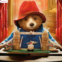 HOONEY Britain Paddington Plush,สัตว์ยัดไส้การ์ตูนน่ารักของเล่นผ้าขี้ริ้วของขวัญสำหรับเด็กนักเรียน