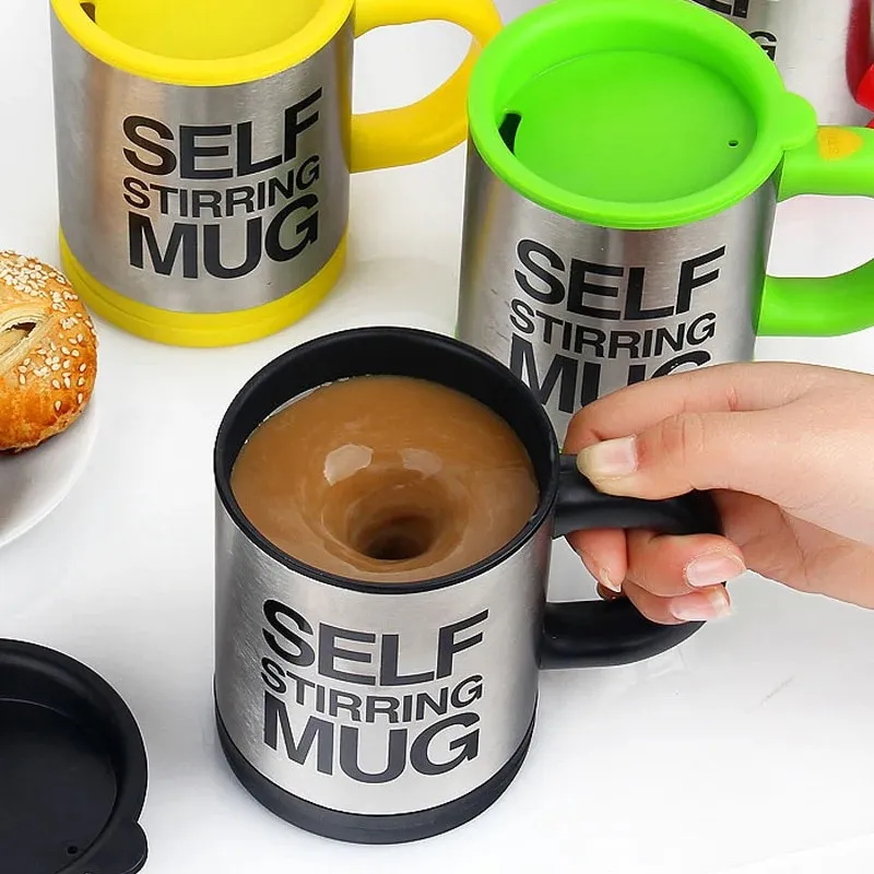 Self Stirring Coffee Cup Mugs Double Insulated Coffee Mug 400 ML Autom –  Coffee Pot Shop