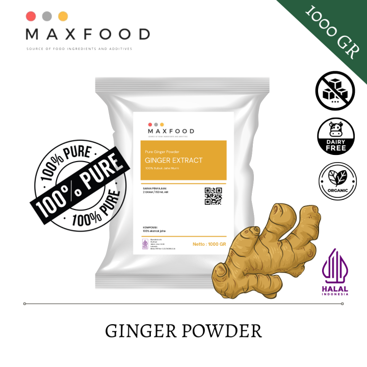 Pure Ginger Extract Powder / Bubuk Jahe Murni 1 Kg Lazada Indonesia