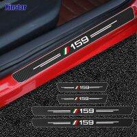 4Pcs Carbon Fiber Car Door Sticker For Alfa Romeo 159 Auto Accessories