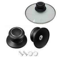 2pcs Replacement Lifting Handle Universal Pot Lid Holding Handle Glass Lib Cover Knob Cap for Kitchen Saucepan Cookware Handgrip Other Specialty Kitch