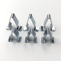 【CC】₪♞  Sliver Car Door Trim Panel Lining Metal Interior Upholstery Retainer Rivet Fastener Clip for Skoda 10/20