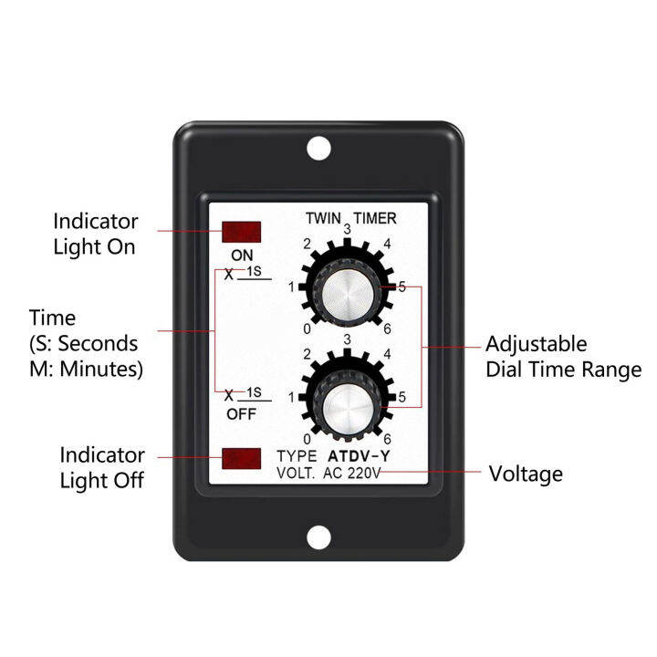 Cycle Delay Relay AC220V Low Power Consumption Time Delay Relay Anti