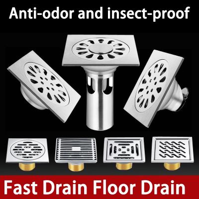 【cw】hotx Shower Drain Thick Floor Toilet Balcony Dedicated To prevent odor BaIDaiMoDeng