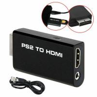 Narsta แบบพกพา PS2 HDMI 480i/480P/576i Audio ตัวแปลงวิดีโอที่มีเอาต์พุตเสียง3.5มม.รองรับ PS2จอแสดงผลโหมด PS2 HDMI สำหรับ Playstation 2