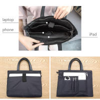 MINGKE Laptop Bag 13 14 inch Handbag Shoulder Bag for Office Lady Business Waterproof Large Capacity Korea Style