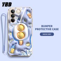 YBD เคส3Dมีวิสัยทัศน์เคสสำหรับ Vivo V27E S16E S16 V27 Pro เคสนิ่มลายการ์ตูนน่ารักคู่กรณีโทรศัพท์รูปแบบการ์ตูน