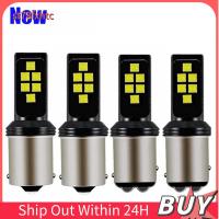 ST78FXHTC BA15S LED 12SMD 3030ดวง P21W ไฟสต็อปไลท์ไฟเบรครถยนต์ไฟตัดหมอกหลอดไฟถอยหลังสำหรับรถยนต์สำรองสัญญาณเลี้ยวไฟท้าย