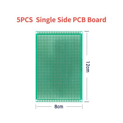 【YF】☜№  5PCS 8x12CM Side PCB Board Prototype Circuit Boards