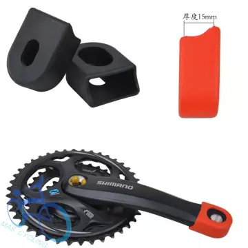 MEROCA Bicycle Crank Cover 1Pair Silicone Bike Crank Protector