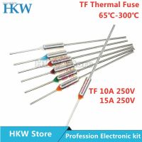 ☜✁✽ 100pcs TF Thermal Fuse RY 10A 15A 250V Temperature Control Thermostat Switch 120 121 142 155 165 172 216 220 240 280 C ℃ Degree