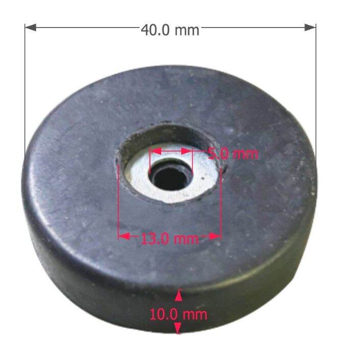 ลูกยาง-ยางแท้-ขนาด-40-x10-mm-ยางแท้-รองอุปกรณ์-ยางกันกระแทก-รองตู้ลำโพงps15-ทำตู้ลำโพง-กันกระแทก-อุปกรณ์แร็ค-รองกล่อง-รองลำโพง-รองตู