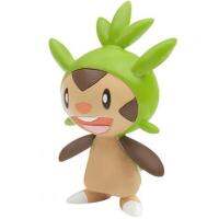 TOMY ตัวเลขโปเกมอนเอเชียเวอร์ชันจำกัดจากอเมริกา-07 Chespin ของเล่นอะนิเมะของขวัญเด็ก4.5ซม.