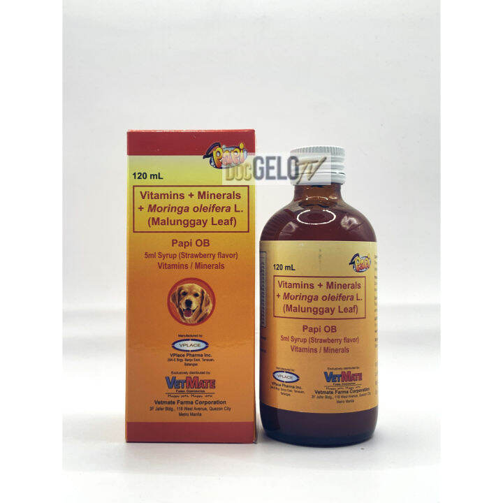 PAPI OB VITAMINS + MINERALS + MORINGA OLEIFERA L. [MALUNGGAY LEAF] for