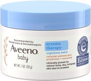 Kem dưỡng ẩm ban đêm giảm ngứa khô da cho bé Aveeno Baby Eczema 28g