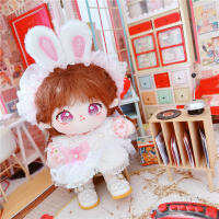 20cm Cute Doll Clothes Cartoon Rabbit Headwear Cherry Dress Clothes Set Idol Accessories Taeyeon Irene Jennie Gift