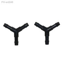 Y Shaped Barbed Splitters Three Way Garden Water Connectors 4/7mm connectors are widely used in horticulture irrigation 50 Pcs